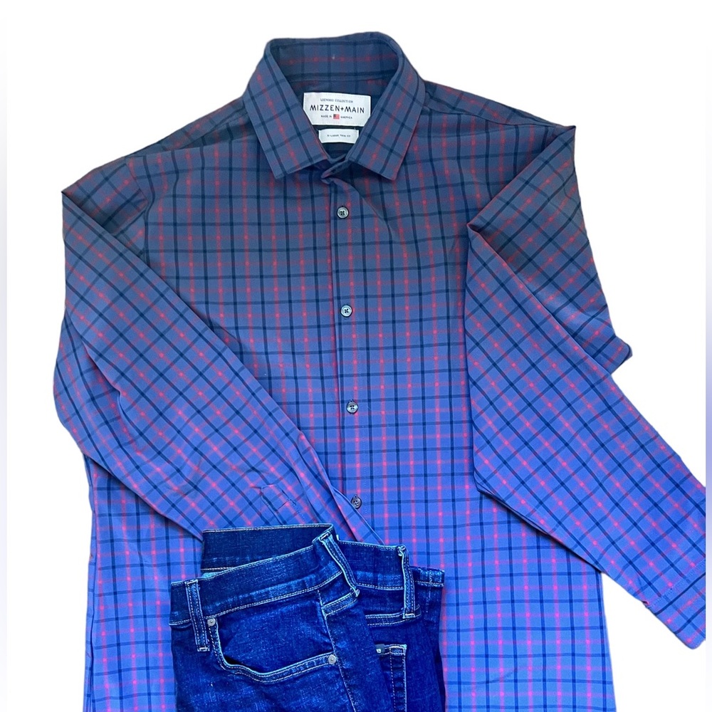 Men’s Mizze + Main Dress Shirt XL Trim Fit